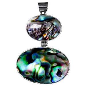  Sterling Silver Abalone Pendant Jewelry