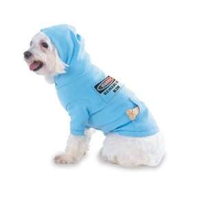  Beware of Kim Hooded (Hoody) T Shirt with pocket for your Dog or Cat 