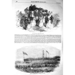  1856 NAVAL REVIEW FORT MONCKTON THUNDERBOLT BLACKWALL 