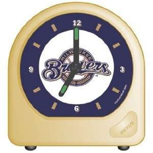  MLB Milwaukee Brewers Alarm Clock   Travel Style