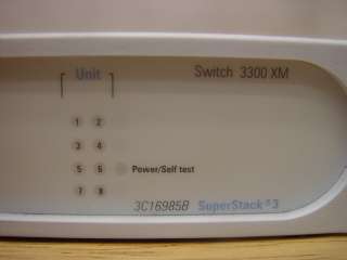 3Com SuperStack 3 Switch 3300 XM 3C16985B 1698 510 051 4.00 Repair