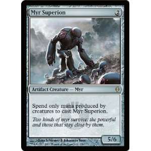  Magic the Gathering   Myr Superion   New Phyrexia Toys & Games