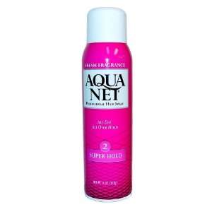  Aqua Net Super Hold Hair Spray 11 Oz (Pack of 6) Beauty