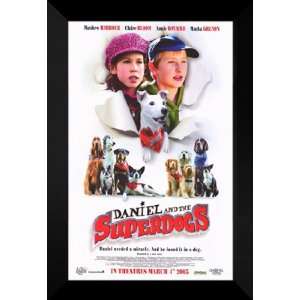  Daniel and the Superdogs 27x40 FRAMED Movie Poster   A 