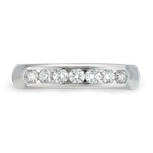 ARTCARVED Danielle Womens 1/4 Carat Diamond Palladium Wedding Ring 