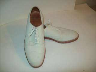   Churchill Ltd. White Suede New Buck Mens Summer Shoes Size 11  