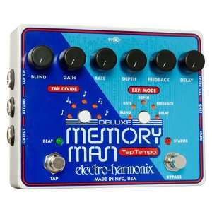  Electro Harmonix Deluxe Memory Man w/ Tap Tempo Guitar 
