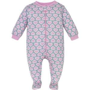  The Childrens Place Newborn Heart print Stretchie Sizes 0 