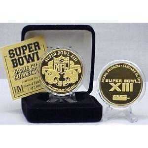 Super Bowl XIII 24kt Gold Flip Coin
