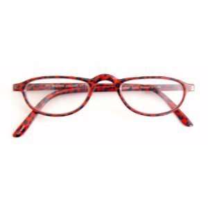  Zoom (C90) Red Frame With Black Polka Dots Reading Glasses 