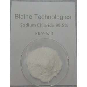  Sodium Chloride; NaCl; USP/FCC Grade; 99.8% Pure; 2lb 