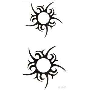  King Horse Tattoo stickers waterproof couple sun totem 