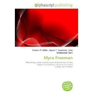  Myra Freeman (9786134318419) Books