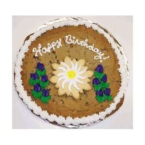 Scotts Cakes 1 lb. Chocolate Chip Cookie Cake with Daisy Cookie