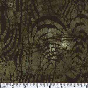  108 Quilt Backing Barrington Batik Olive Fabric By The 