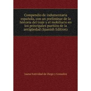   (Spanish Edition) Juana Natividad de Diego y GonzÃ¡lez Books