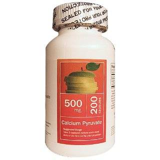 Calcium Pyruvate 500mg 200 Caps from All Nature by All Nature