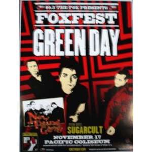  Green Day New Found Glory Vancouver Concert Poster