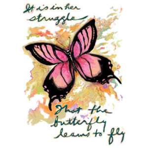 Butterfly Struggle Tshirt Sizes/Colors  