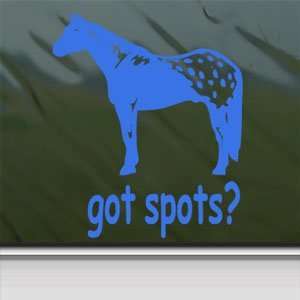  Got Spots? Blue Decal Appaloosa Horse Truck Window Blue 