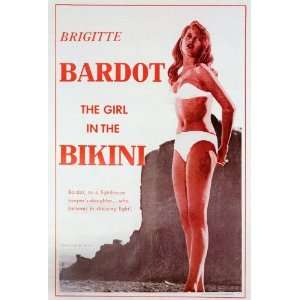  The Girl in the Bikini (1952) 27 x 40 Movie Poster Style A 