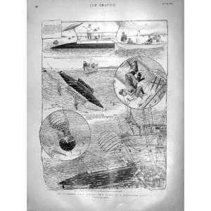  1899 Submarine Boat Invention Sailors Navy Comedy