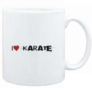  Mug White  Karate I LOVE Karate URBAN STYLE  Sports 