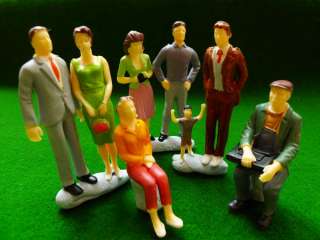 20 x 124 Painted People Model Figures Train G scale  