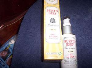 burts bees radiance spf 15 day lotion new  