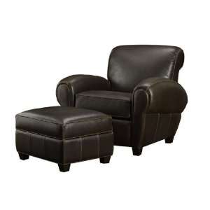  FurnitureFind Studio Series Leather Reclining Club Chair 