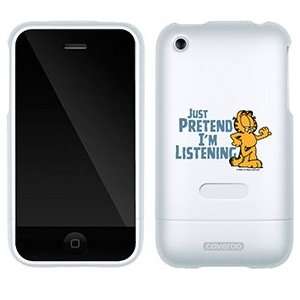  Garfield Im Listeningâ€¦ on AT&T iPhone 3G/3GS Case 