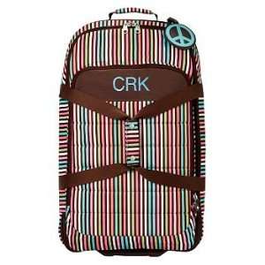  PBteen Coco Stripe Large Rolling Duffle