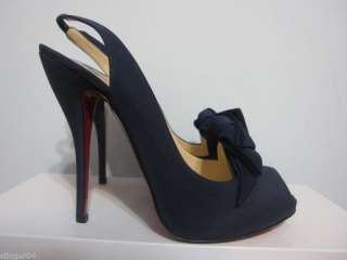 AUTHENTIC NEW CHRISTIAN LOUBOUTIN MISS CHACHA OPEN TOE SANDAL PUMP 