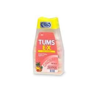  Tums Extra Stre Antacid Chew Tablets Tropical flovor 96 