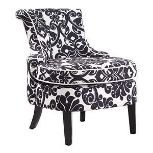    Powell 243 620 Diana Swoop Back Accent Chair