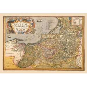  Exclusive By Buyenlarge Map of Prussia 24x36 Giclee