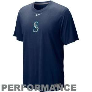  Nike Seattle Mariners Navy Blue Dri FIT Logo Legend Performance 