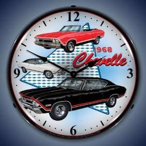  Collectable Sign and Clock GMRE811190 14 1968 Chevelle 