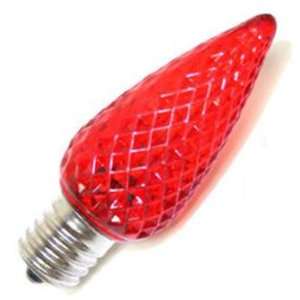    Commercial Grade LED C9 Red Bulbs   Box of 25