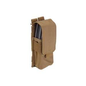   Mag Pouch Flat Dark Earth (2) Magazines Soft w/cover 58705 Sports