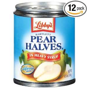 Libbys Pear Halves In Heavy Syrup Grocery & Gourmet Food