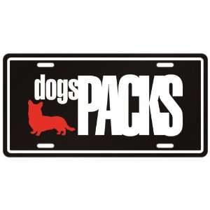  New  Cardigan Welsh Corgi Dogs Packs  License Plate Dog 