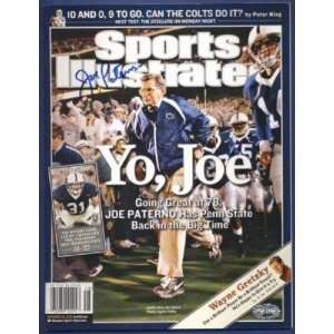  Joe Paterno PSU Signed Sports Illustrated PSA/DNA 