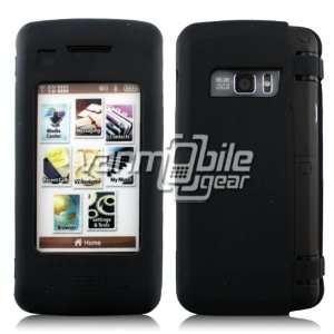 VMG Black Soft Silicone Rubber Gel Skin Case for LG EnV Touch VX 11000 
