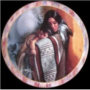  Softest Caress Native American Indian Collectors Plate 