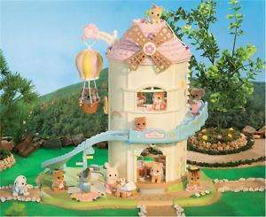Calico Critters Baby Play House + Nursery School Set  