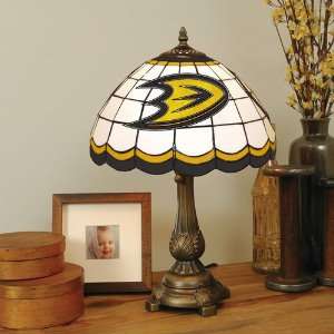Mighty Ducks of Anaheim Stained Glass Table Lamp