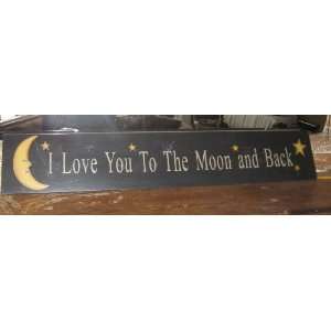   Sign *I Love You to the Moon and Back* with Moon ~
