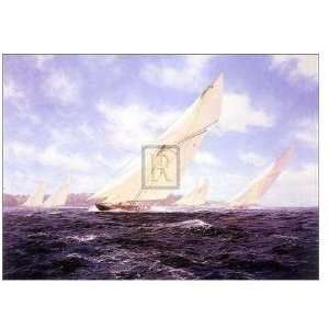  Britannia Off Cowes (LE) Poster Print