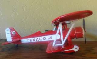 Wings of Texaco 1931 Stearman 4 D Biplane 1/43 scale Ertl Airplane 